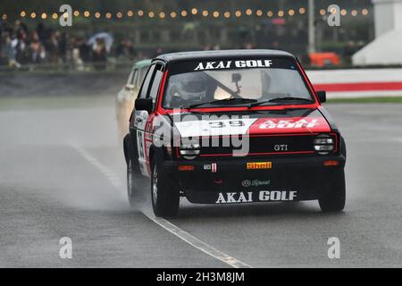 Mark Wilson, Volkswagen Golf GTi Mk1, Gerry Marshall Trophy, Group 1 Saloon cars that were racing in the years between 1970 and 1982, consisting of tw Stock Photo