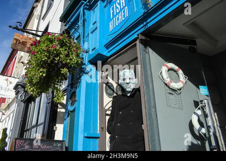 Bantry, West Cork, Ireland. 29th Oct, 2021. Last Friday, the Bantry Business Association hosted a Spooky Dress Up Day in Bantry. Credit: Karlis Dzjamko/Alamy Live News Stock Photo