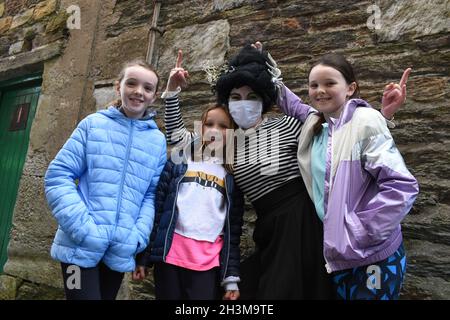 Bantry, West Cork, Ireland. 29th Oct, 2021. Last Friday, the Bantry Business Association hosted a Spooky Dress Up Day in Bantry. Credit: Karlis Dzjamko/Alamy Live News Stock Photo