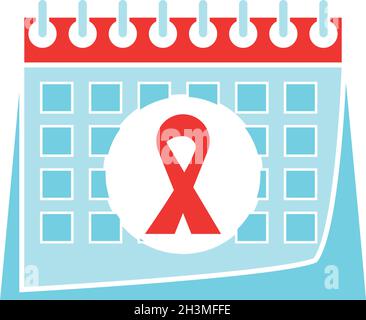 calendar with hiv day Stock Vector Image & Art - Alamy