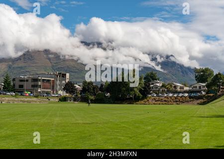 Queenstown Recreational Reserve ,New Zealand Stock Photo