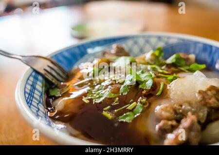 Taiwanese famous meatballs Stock Photo