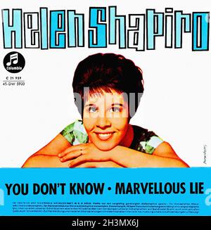 Vintage Vinyl Recording - Shapiro, Helen - You Don't Know - D - 1961 Stock Photo