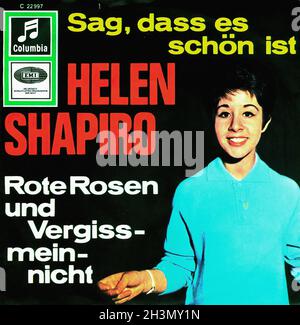 Vintage Vinyl Recording - Shapiro, Helen - Sag, dass es schön ist - D - 1965 Stock Photo
