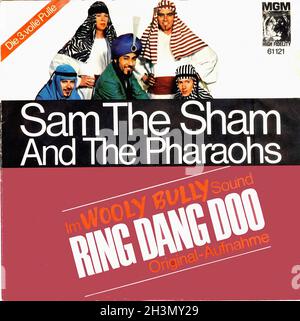 Vintage Vinyl Recording - Sam The Sham And The Pharaohs - Ring Dang Doo - D - 1965 Stock Photo