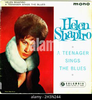 Vintage Vinyl Recording - Shapiro, Helen - A Teenager Sings The Blues - EP - UK - 1962 Stock Photo