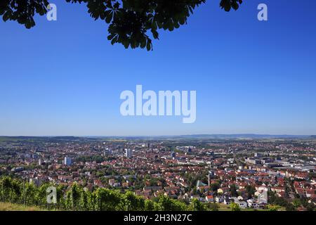 Heilbronn from above Stock Photo