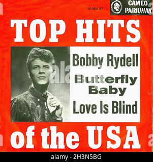 Vintage Vinyl Recording - Rydell, Bobby - Butterfly Baby - D - 1963 02 Stock Photo