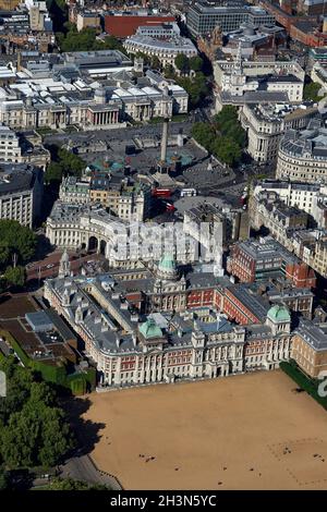 Aerial View Of Horse Guards Parade, St James's Park And Buckingham 