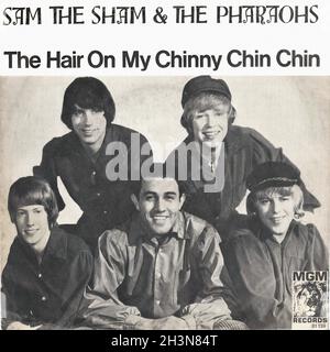 Vintage Vinyl Recording - Sam The Sham & The Pharaohs - The Hair On My Chinny Chin Chin - D - 1966 Stock Photo