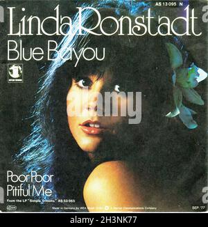 Vintage Vinyl Recording - Ronstadt, Linda - Blue Bayou - D - 1977 Stock Photo