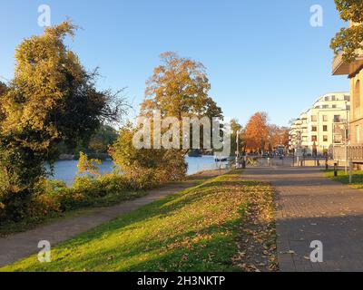 Mülheim an der Ruhr im Herbst Stock Photo