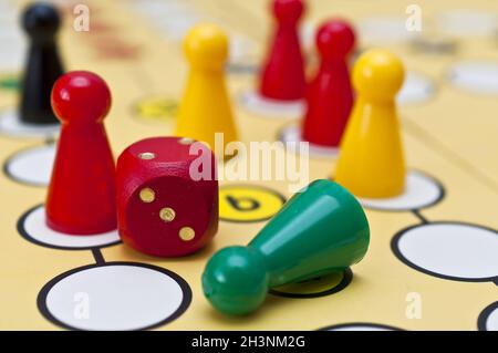 Game of dice Stock Photo