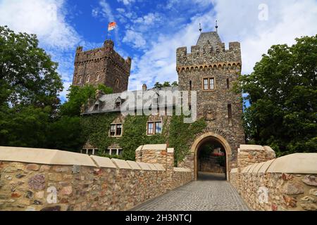 A sight of the city of Bingen am Rhein Stock Photo