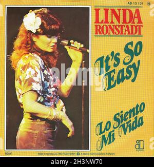 Vintage Vinyl Recording - Ronstadt, Linda - It's So Easy - D - 1977 Stock Photo