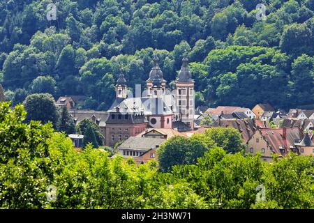 Amorbach is a town in Lower Franconia with many historical sights Stock Photo