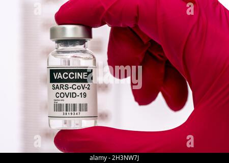Vaccination against COVID-19 virus Stock Photo