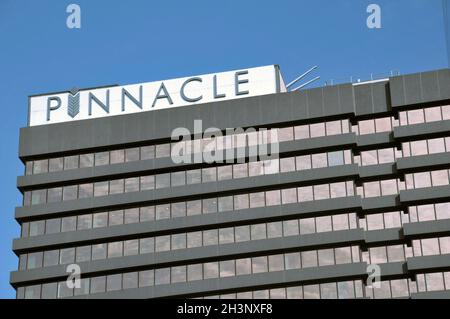 The Pinnacle building in Leeds, built in 1973 as west riding house and converted to modern office space in 2005 Stock Photo