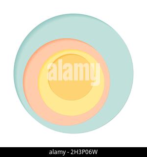 Round palette of four colors on a white background - Vector Stock Photo ...