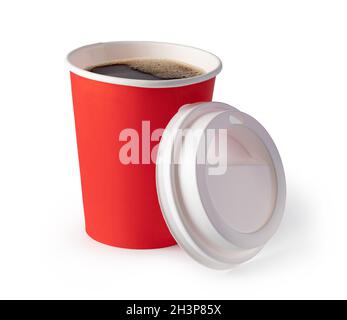 Paper cup of coffee Stock Photo