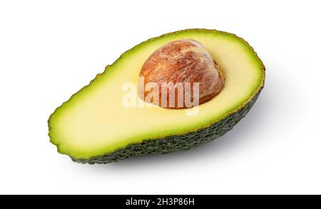 Avocado on white background Stock Photo