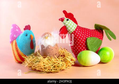 Easter greeting card. Stock Photo