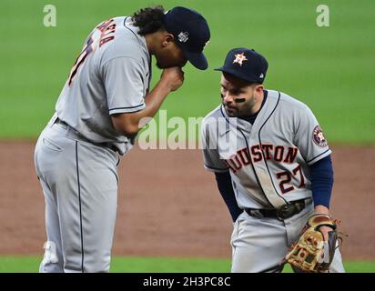 Luis García Tosses Houston Astros' 17th Consecutive Quality Start on the  Road - Sports Illustrated Inside The Astros