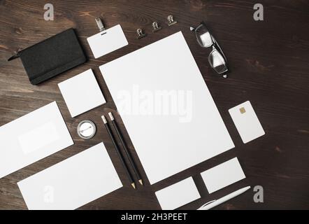 Blank corporate identity Stock Photo