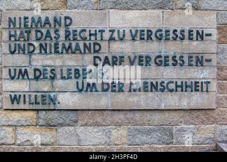 Halberstadt Concentration Camp Memorial Langenstein Stock Photo