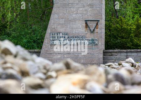Halberstadt Concentration Camp Memorial Langenstein Stock Photo