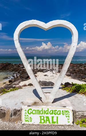 Candidasa Beach - Bali Island Indonesia Stock Photo