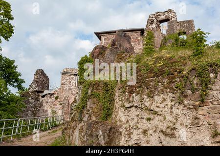 Hohnstein Castle Ruin Neustadt im Harz Stock Photo