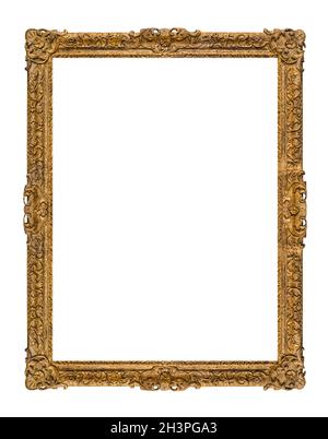 Old wooden picture frame Stock Photo