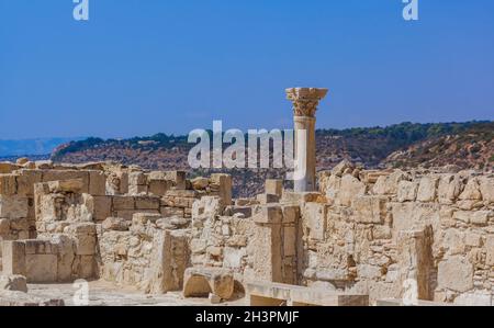Ancient Kourion archaeological site in Limassol Cyprus Stock Photo