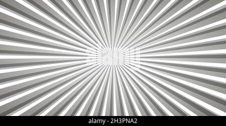 Abstract black and white sun rays - Vector Stock Photo - Alamy