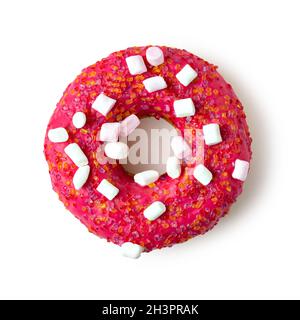 Donuts on white background Stock Photo