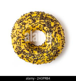 Donuts on white background Stock Photo