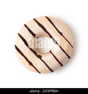 Donuts on white background Stock Photo