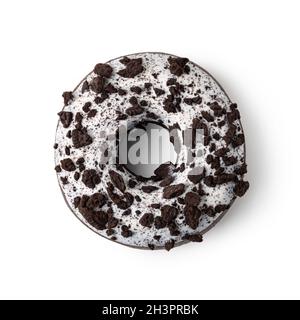 Donuts on white background Stock Photo