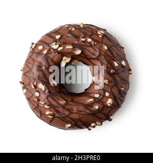 Donuts on white background Stock Photo