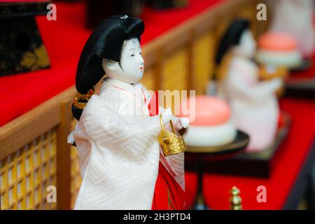 Doll Festival of tiers (Japanese culture) Stock Photo