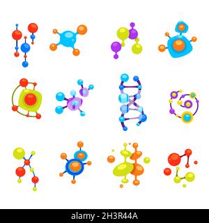 Genetic engineering, DNA cells vector isolated illustration Stock Vector