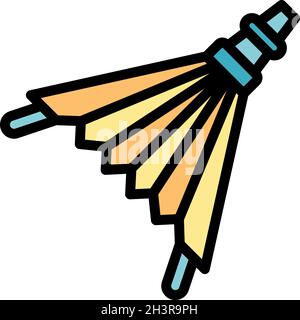 Blacksmith air tool icon. Outline blacksmith air tool vector icon color flat isolated Stock Vector