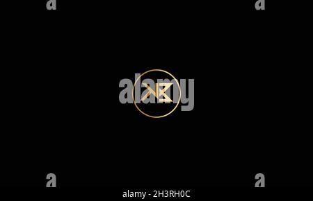 LETTERS KB LOGO DESIGN WITH NEGATIVE SPACE EFFECT FOR ILLUSTRATION USE Stock Vector