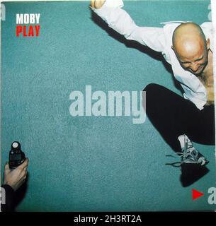 1999 Moby Play Lp 2 Record Album Set Vinyl 1990s A Stock Photo