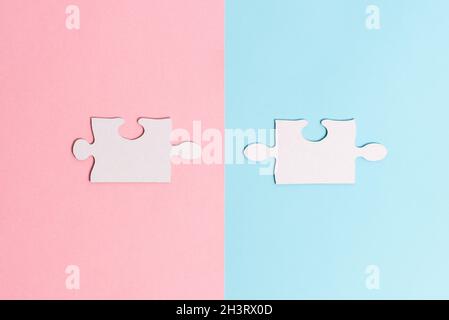 Different Problem Solution Creative Logical Thinking Solving Puzzle Planning New Ideas Contrasting Idea Decision Making Process Stock Photo