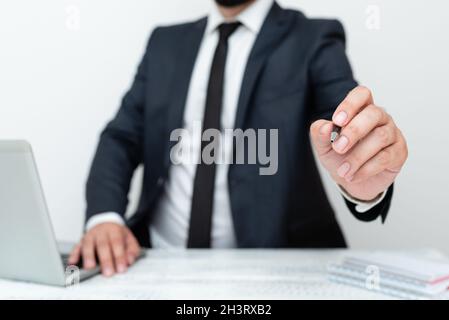 Remote Office Work Online Presenting Communication Technology Writing Important Notes Job Interview Ideas Global Connectivity Co Stock Photo