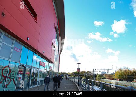 The New York Stadium ahead of the Sky Bet League 1 match between Rotherham United and Sunderland at the New York Stadium, Rotherham on Saturday 30th October 2021. Stock Photo
