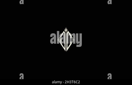 LETTERS DC LOGO DESIGN WITH NEGATIVE SPACE EFFECT FOR ILLUSTRATION USE Stock Vector