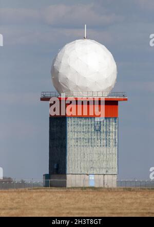 A White Doppler Radar in An Airport Stock Photo - Alamy